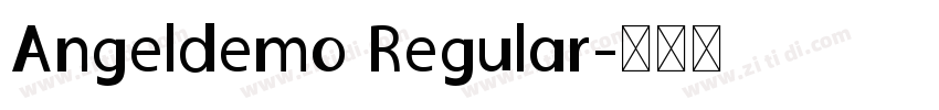 Angeldemo Regular字体转换